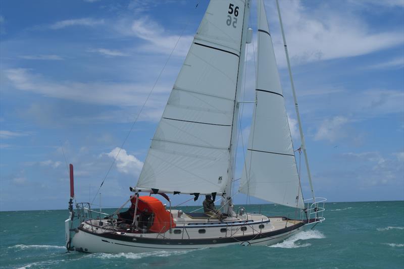 GGR2022 Entrant Guy deBoer (USA) onboard his 1986 TASHIBA 36 `SPIRIT` photo copyright Guy deBoer Team taken at  and featuring the Golden Globe Race class