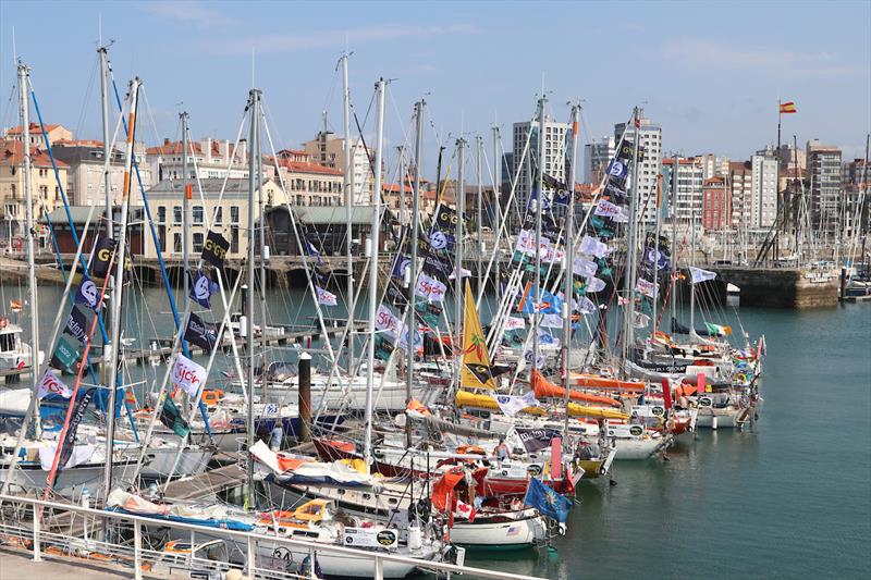 The GGR fleet is gathering for the first time together in the Puerto Deportivo de Gijón. - photo © Golden Globe Race