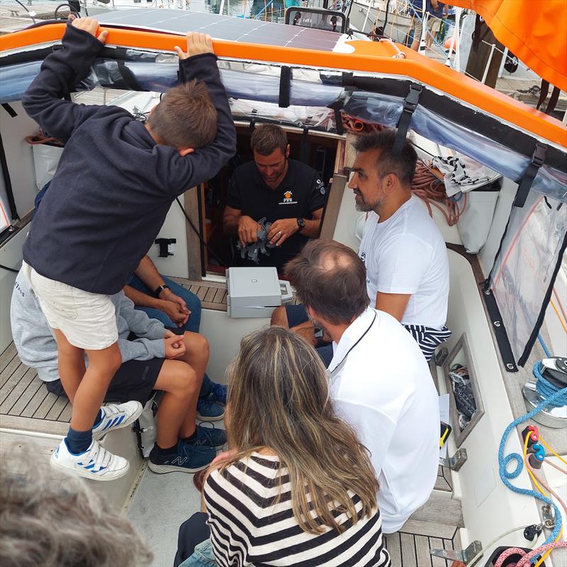 The GGR open day in Gijon was a huge success among sailors, old and young. - photo © GGR2022 / Sebastien DELASNERIE