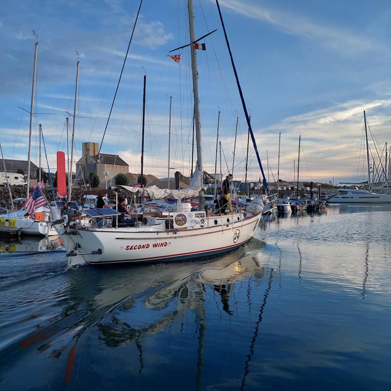 Elliott Smith finished his compliance tests on the night of the Village opening - Golden Globe Race photo copyright GGR2022 / Sébastien Delasnerie taken at  and featuring the Golden Globe Race class