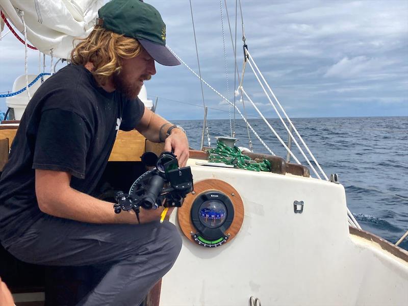 Thankfully, Elliott had more than one Sextant on board photo copyright Elliott Smith / GGR taken at  and featuring the Golden Globe Race class