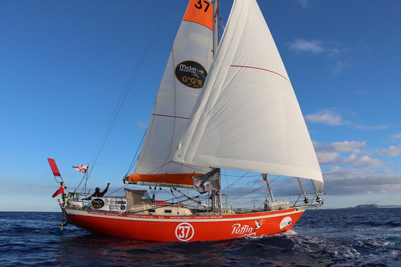 Ian Herbert Jones (52) / UK / Tradewind 35 “PUFFIN” at GGR2022 Lanzarote Film Drop - photo © Nora Havel / GGR2022