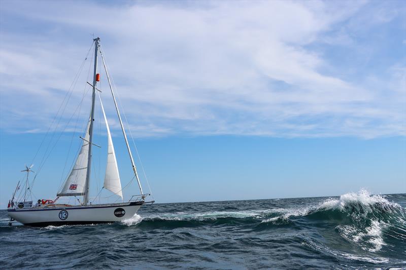 Guy Waites crosses Cape Leeuwin in successive gales posting high daily distances, but what will happen to Guy on January 31st? photo copyright Nora Havel / GGR2022 taken at  and featuring the Golden Globe Race class