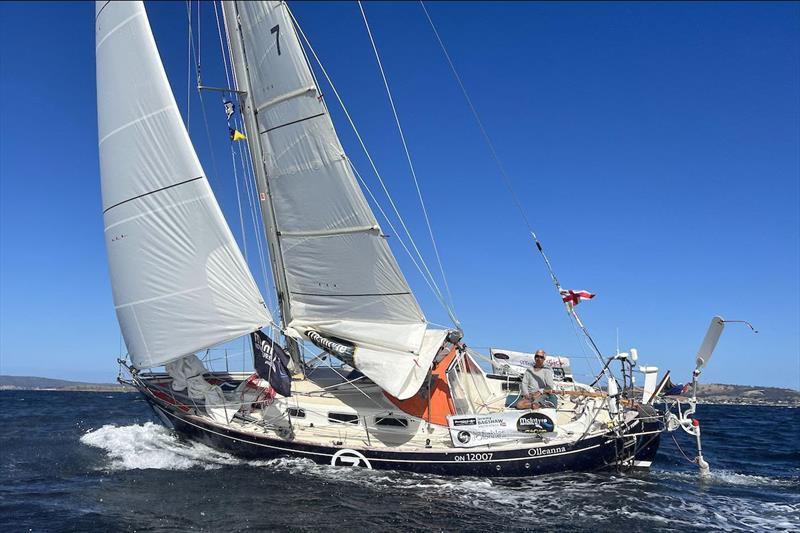 Jeremy Bagshaw / South Africa / OE32 – ” OLLEANNA” – 5th sail through Hobart Gate & decided to move to Chichester Class, one stop for sorting Barnacle/water and food. 16/01/2013 photo copyright GGR2022 / DD&JJ taken at  and featuring the Golden Globe Race class