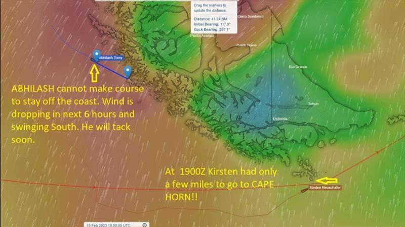 Golden Globe Race competitors course to Cape Horn - photo © GGR2022