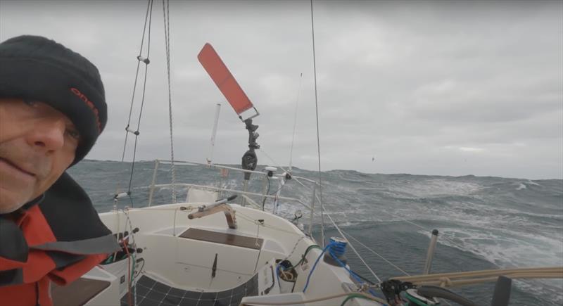 Leader one day to Chichester stuck in a bay the other, Simon has been through ups and down but never lost his humour and good nature. What a gentleman!  photo copyright Simon Curwen / GGR2022 taken at  and featuring the Golden Globe Race class