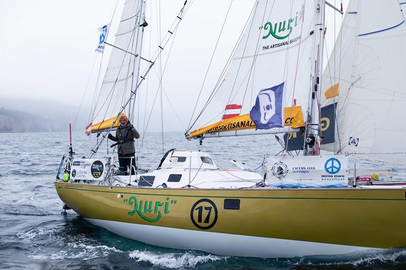 It's the moment of truth for NURI and Michael, years of preparations are coming down to this week and the next 400 miles photo copyright Martin Kadlez taken at  and featuring the Golden Globe Race class