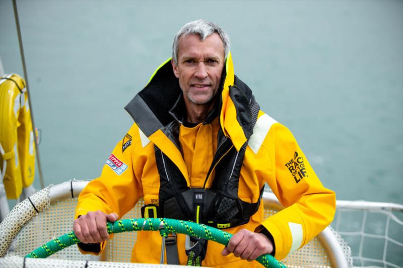 Despite a barnacle invasion and the loss of his life raft overboard, Guy has shown incredible determination in following his dream of a solo circumnavigation. He is now on the stretch home! - photo © The Clipper Race Skippers 19-20 (imagecomms.com).