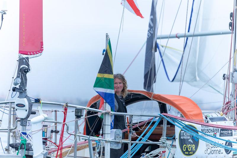 Kirsten Neuschäfer wins the Golden Globe Race 2022 photo copyright Ville des Sables d'Olonne taken at  and featuring the Golden Globe Race class