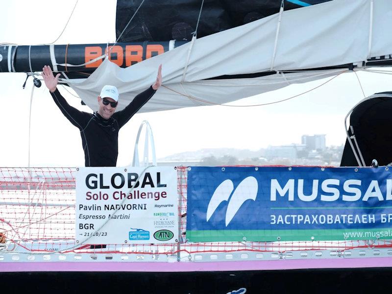 Pavlin Nadvorni departs on the Global Solo Challenge - photo © GSC