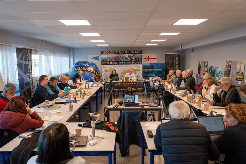 Nine months to go until the Golden Globe Race 2026 and the energy is real in Les Sables d'Olonne. GGR2026 entrants gathered for an intense but fun get-together conference packed with briefings, planning and big dreams for the solo round-the-world race - photo © Rob Havill / GGR 2026