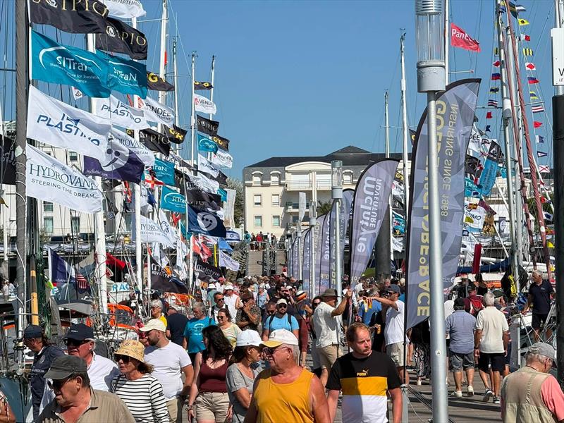 The Vendée marina packed with supporters ahead of the GGR2026 start. Thousands came to Les Sables-d'Olonne to farewell the 16 solo skippers before they disappeared over the horizon for seven to eight months of non-stop, unassisted sailing around the world - photo © Don McIntyre / GGR2026