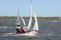 The GP14 team on 'Red Baron' during the 2022 Mac 24 Hour Challenge © Angela Caroline Gray