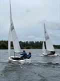Lovely Ladies during the Leigh & Lowton Sailing Club S2S Dinghy Race © Rebecca Fleet