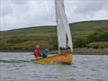 Steve Parry and Oliver Gabbitas using a storm gib in their immaculate series 1 boat during the Bolton GP14 Open © John Moulton