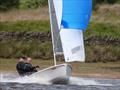 Gary and Dale flying the kite during the Bolton GP14 Open © John Moulton