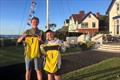 Jon and Seb Nagle are first on Day 1 - GP14 World Championship on Belfast Lough &copy; RNIYC
