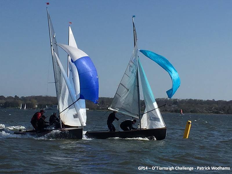 GP14 Riocard O'Tiarnaigh Challenge photo copyright Patrick Wodhams taken at Swords Sailing & Boating Club and featuring the GP14 class