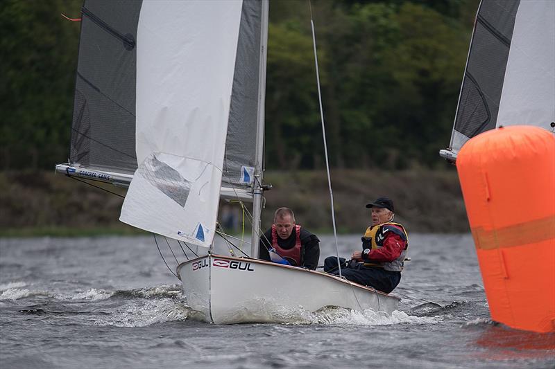 Ian Willis and Keith Dutton from South Staffs SC finished 3rd overall in the Gul GP14 Inlands at Bala photo copyright Richard Craig / www.SailPics.co.uk taken at Bala Sailing Club and featuring the GP14 class