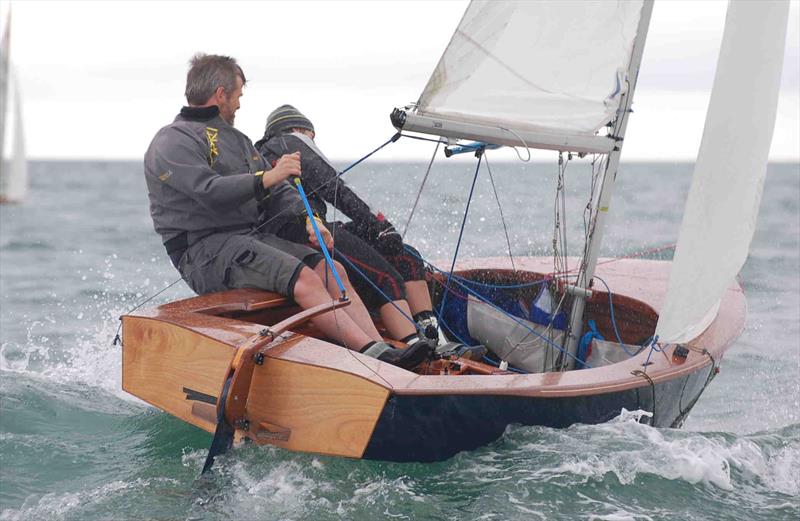 Simon Cully and Libby Tierney at the GP14 Leinster Championship at Sutton Dinghy Club, Dublin Bay photo copyright Andy Johnston taken at Sutton Dinghy Club and featuring the GP14 class