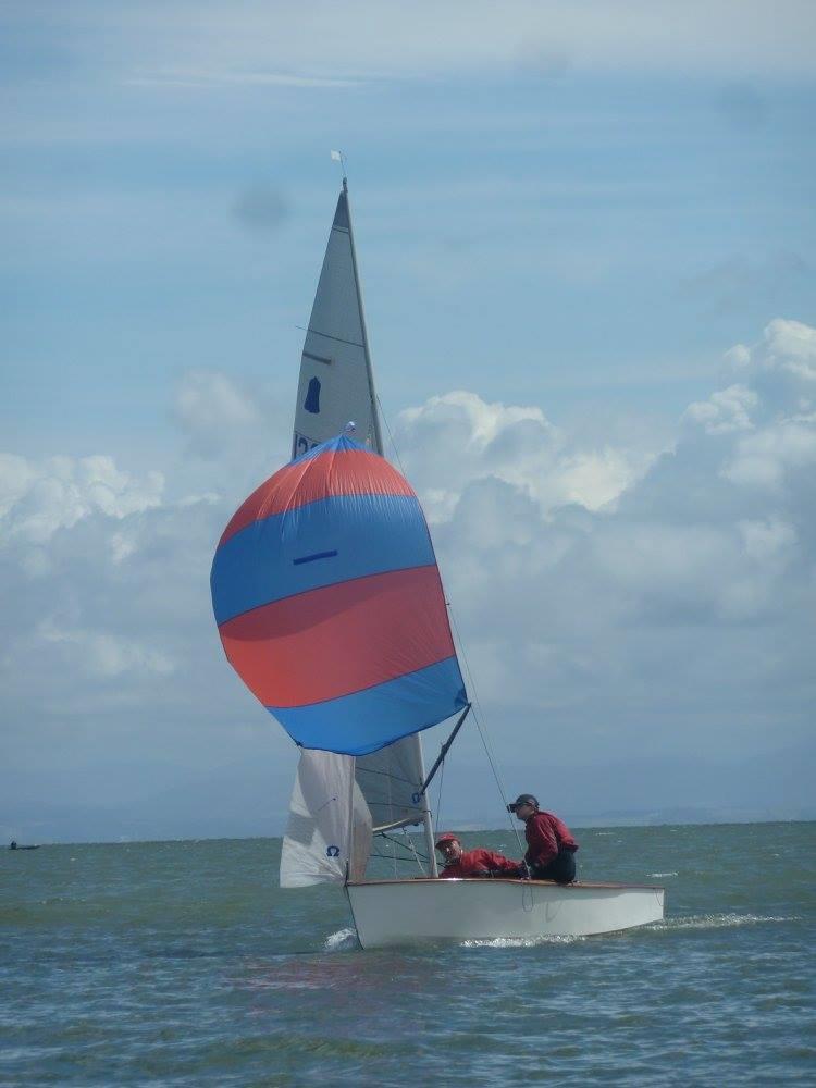 John Broadbent and his crew Ben Horwood sailed their GP14 beautifully all week winning the Medium Handicap class and the Prince of Wales Ailsa Cup for outstanding achievement at Solway YC Kippford Week photo copyright Anne-Marie Williams taken at Solway Yacht Club and featuring the GP14 class