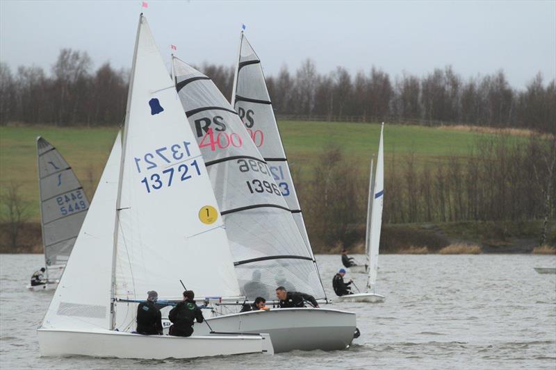 Leigh & Lowton SC New Year's Day Pursuit photo copyright Tim Yeates taken at Leigh & Lowton Sailing Club and featuring the GP14 class