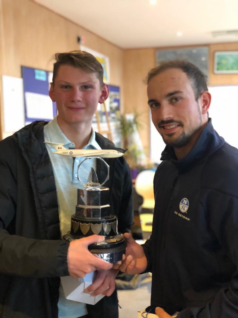 Lawrence Creaser & Szymon Matyjaszczuk win the GP14 Victor Trophy photo copyright Maciek Matyjaszczuk taken at Welsh Harp Sailing Club and featuring the GP14 class