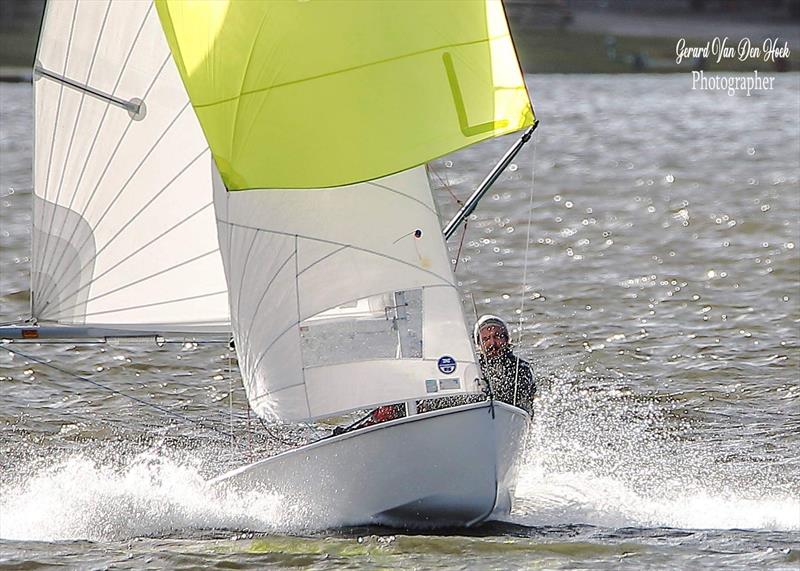 Marlow Ropes Tipsy Icicle Series at Leigh & Lowton SC Week 6 photo copyright Gerard van den Hoek taken at Leigh & Lowton Sailing Club and featuring the GP14 class