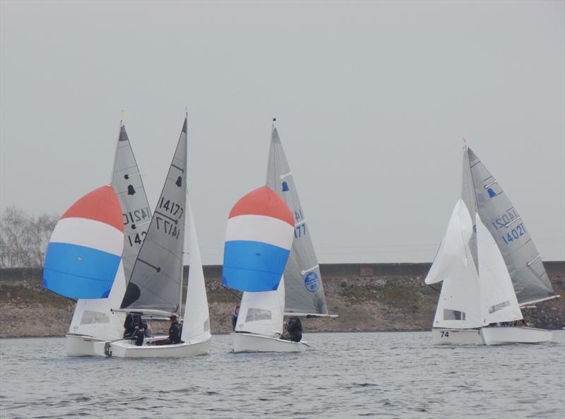 GP14 Midland Bell at Chase: Close racing throughout the fleet photo copyright Greg Cornes taken at Chase Sailing Club and featuring the GP14 class