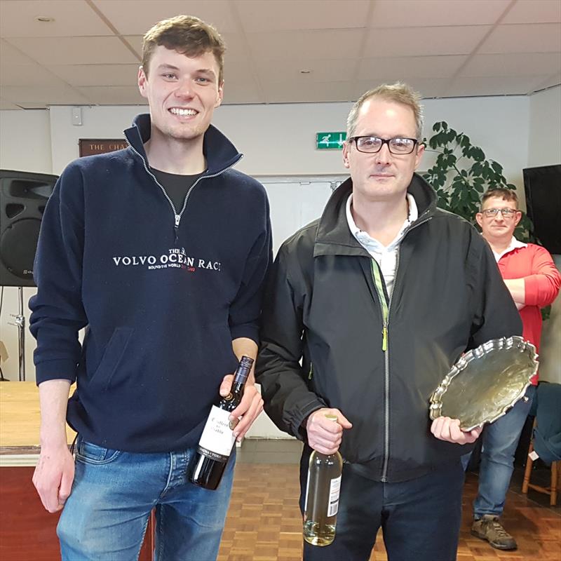 GP14 Midland Bell at Chase: Overall winners Ben Pickering and Graham Flynn photo copyright Michelle Evans taken at Chase Sailing Club and featuring the GP14 class