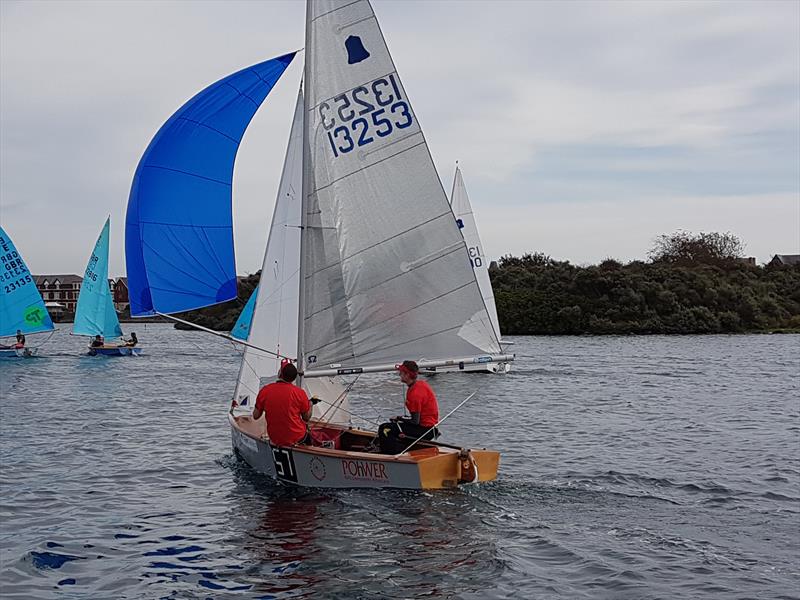 Eden and Josh Hyland raise over £1,700 for charity during the West Lancs 24 Hour Race photo copyright Michelle Evans taken at West Lancashire Yacht Club and featuring the GP14 class