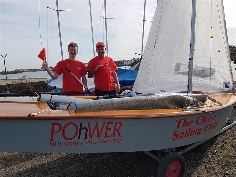 Eden and Josh Hyland raise over £1,700 for charity during the West Lancs 24 Hour Race photo copyright Michelle Evans taken at West Lancashire Yacht Club and featuring the GP14 class