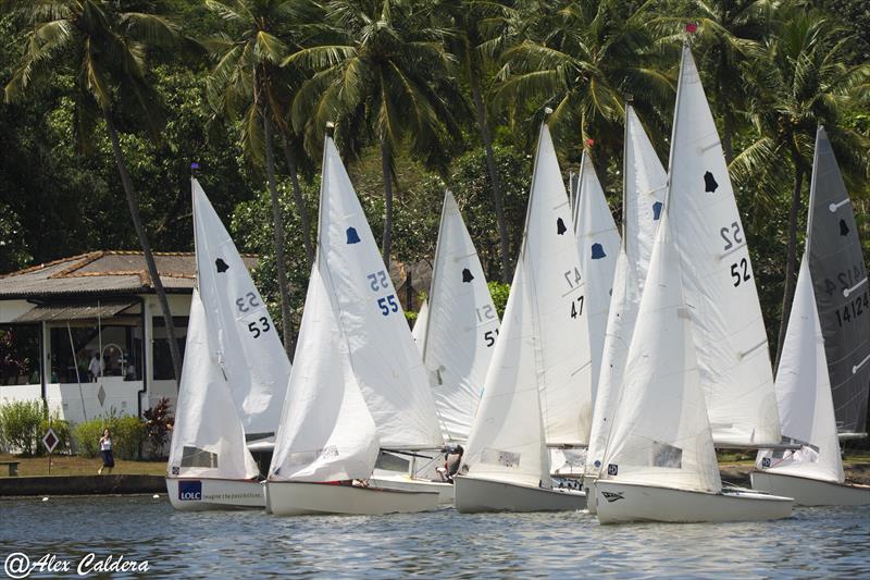 GP14 Anniversary Celebrations in Sri Lanka: Start line photo copyright Alex Caldera taken at Ceylon Motor Yacht Club and featuring the GP14 class