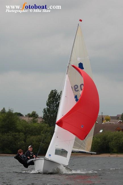 GP14 Northerns at Hollingworth Lake photo copyright Mike Shaw / www.fotoboat.com taken at Hollingworth Lake Sailing Club and featuring the GP14 class