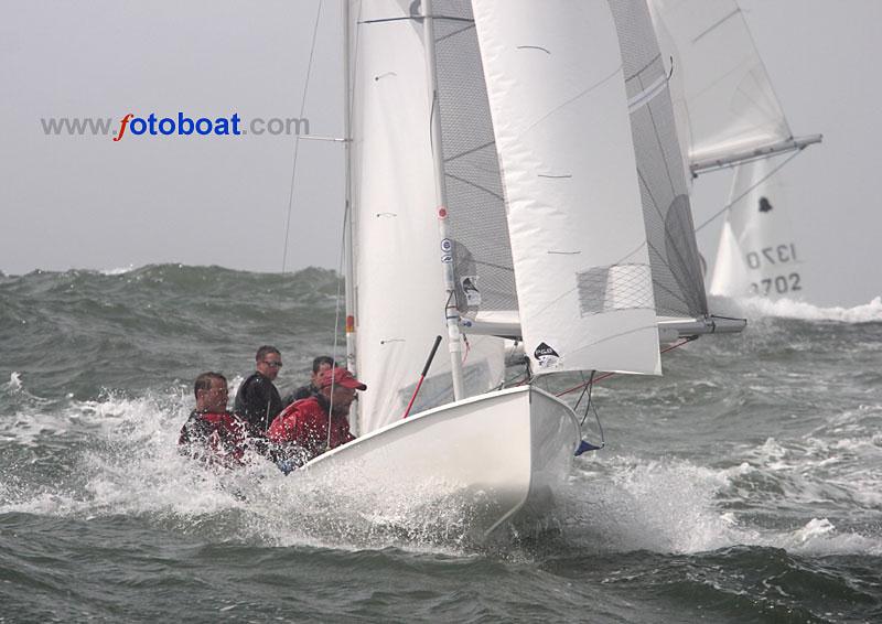 Aigua Charter GP14 Worlds at Looe day 4 photo copyright Mike Rice / www.fotoboat.com taken at Looe Sailing Club and featuring the GP14 class