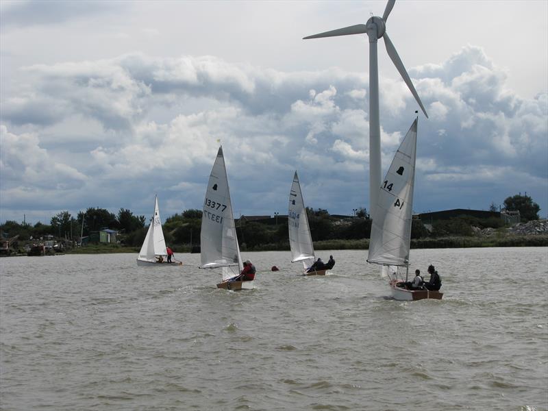 The first ever GP14 open at Erith photo copyright David Innes taken at Erith Yacht Club and featuring the GP14 class