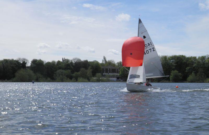 The first Midland Bell open meeting for 18 months gets underway in Edgbaston photo copyright Nathan McGrory taken at Midland Sailing Club and featuring the GP14 class