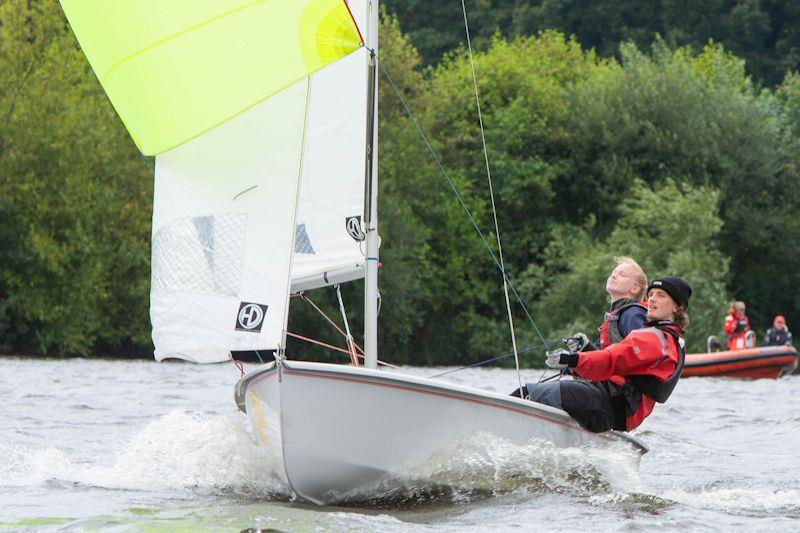 Emily Paige and Matthew Williams win the GP14 Youth Championships at Budworth photo copyright Ed Washington taken at Budworth Sailing Club and featuring the GP14 class