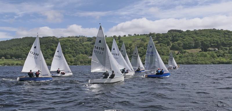 GP14 Inlands at Bala photo copyright John Hunter taken at Bala Sailing Club and featuring the GP14 class