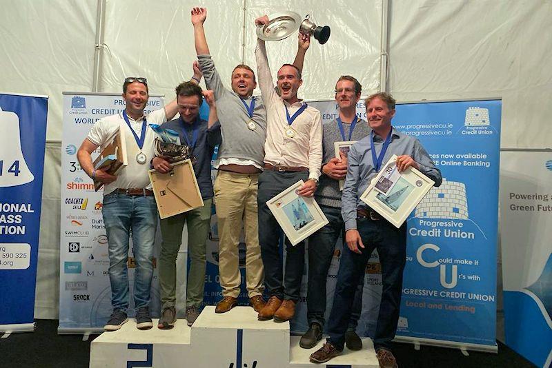 Ian Dobson and Andy Tunnicliffe win the Progressive Credit Union GP14 Worlds 2022 photo copyright SSC taken at Skerries Sailing Club and featuring the GP14 class