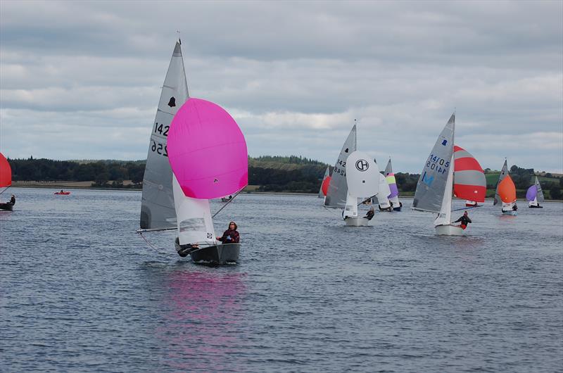 Owens and Morris on way to victory during the GP14 Leinsters at Mullingar photo copyright Andy Johnston taken at Mullingar Sailing Club and featuring the GP14 class