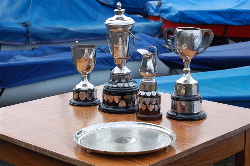 Trophies for the GP14 Leinsters at Mullingar photo copyright Andy Johnston taken at Mullingar Sailing Club and featuring the GP14 class