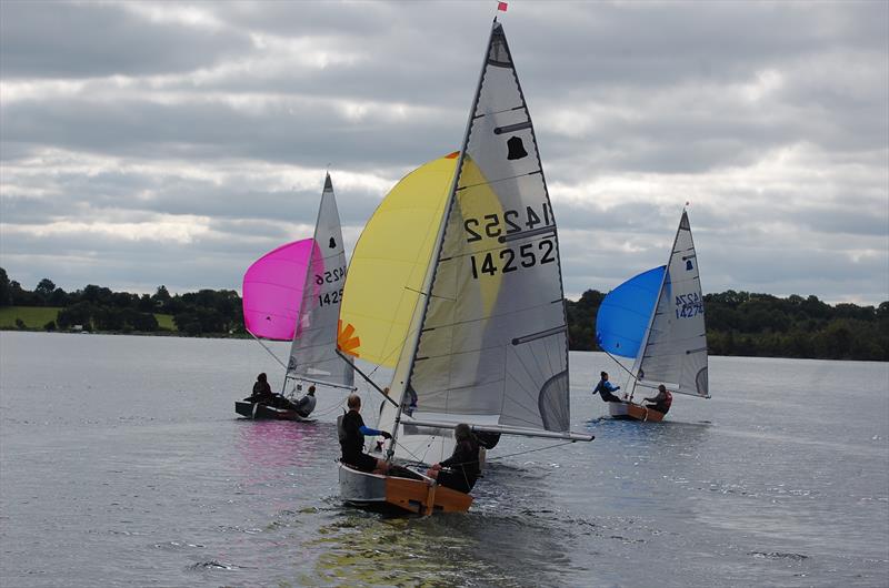 Cully and Tierney post-to-post winners during the GP14 Leinsters at Mullingar photo copyright Andy Johnston taken at Mullingar Sailing Club and featuring the GP14 class