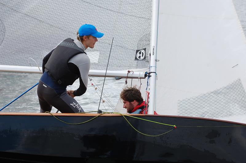 Rob Dickson and Matthew Runswick during the GP14 Leinsters at Mullingar photo copyright Andy Johnston taken at Mullingar Sailing Club and featuring the GP14 class