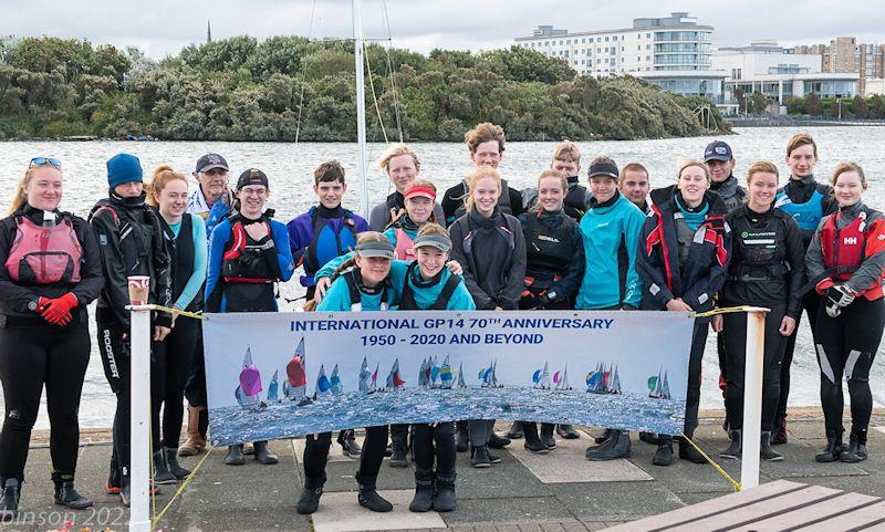 GP14 National Youth Championship at West Lancashire photo copyright Kit Robinson taken at West Lancashire Yacht Club and featuring the GP14 class