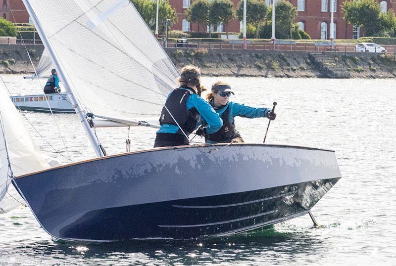 Harriet Wood and Charlotte Cooper - GP14 National Youth Championship at West Lancashire photo copyright Kit Robinson taken at West Lancashire Yacht Club and featuring the GP14 class