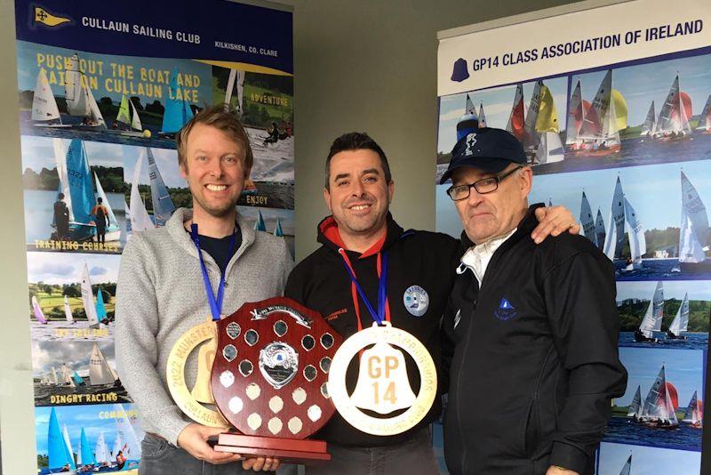 Munster Champions, Colman Grimes and John Chambers - Irish GP14 Munster Championship at Cullaun - photo © Pat Biesty