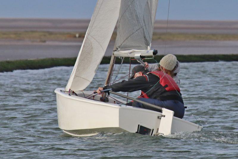 Trevor Jenkins & Sally Bromilow - West Kirby SC Arctic Series day 4 photo copyright Alan Jenkins taken at West Kirby Sailing Club and featuring the GP14 class