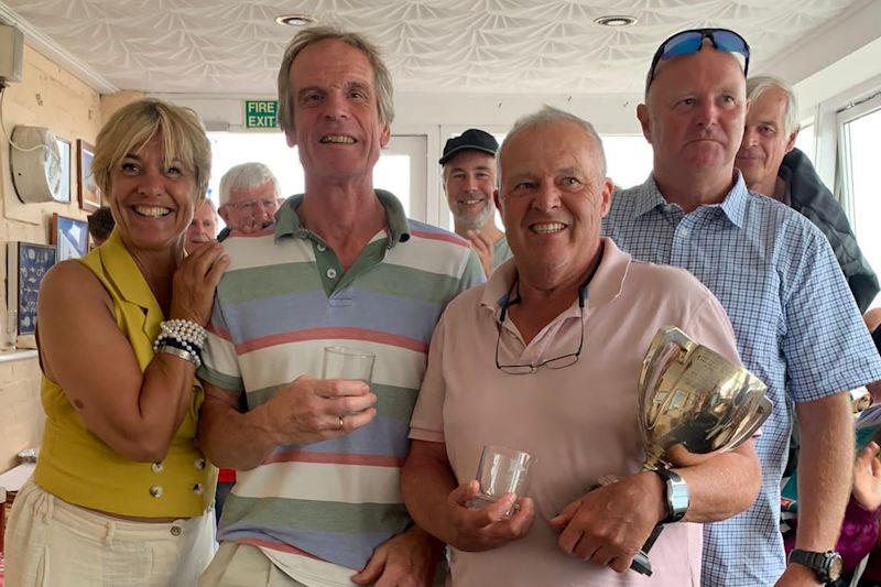 Maurice Cleal and Romek Kowalewski win the GP14 weekend blast at Leigh-on-Sea photo copyright Hannah Liptrot taken at Leigh-on-Sea Sailing Club and featuring the GP14 class