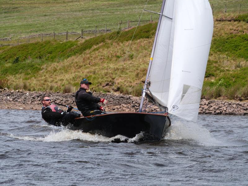 Kieron Inman and Paul Jenkins hiking hard during the Bolton GP14 Open - photo © John Moulton